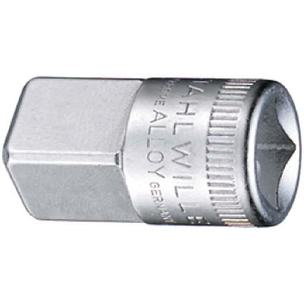 Socket Adapters & Universal Joints; Adapter Type: Convertor ; Male Size: 1/2 in ; Female Size: 3/8 ; Male Drive Style: Square ; Overall Length (Inch): 1-1/4in ; Female Drive Style: Square
