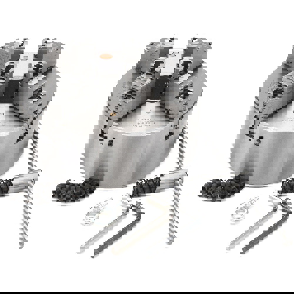 Manual Lathe Chuck: 4 Jaws, 10