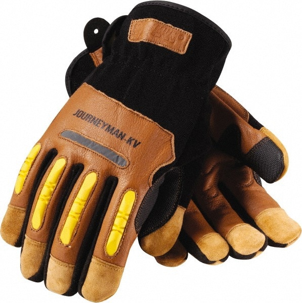 Size XL Leather/Spandex/Lycra/Kevlar Work Gloves