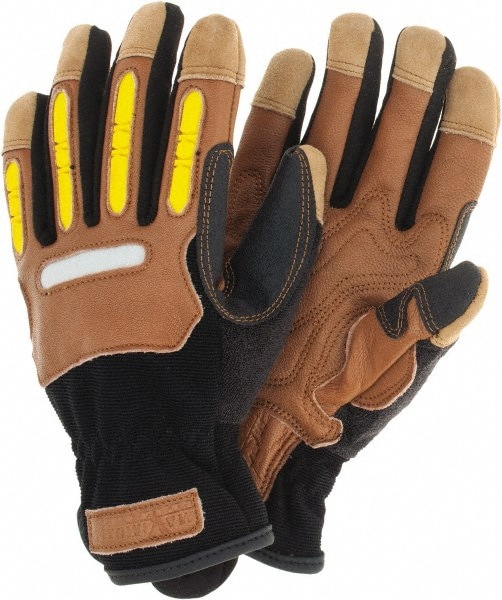 Leather/Spandex/Lycra Work Gloves