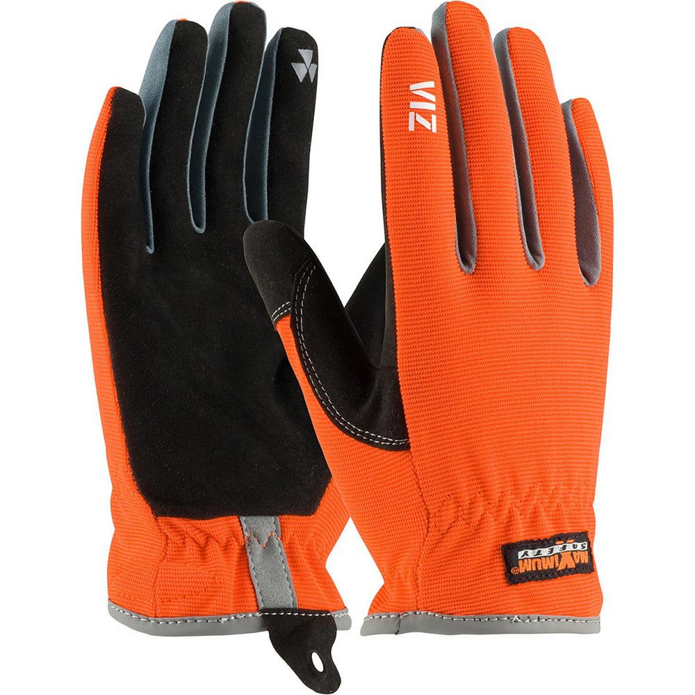 Work Gloves: MAXIMUM SAFETY 120-4600, Size 2X-Large, PVC-Coated General Purpose