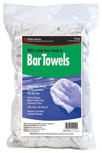 1LB GRADE B WHT BAR TWL BAG