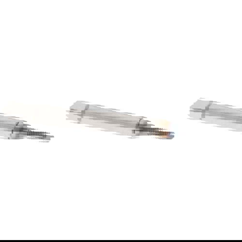 Spiral Point Tap: #0-80 UNF, 2 Flutes, Plug Chamfer, 2B Class of Fit, HSS, TiCN Coated