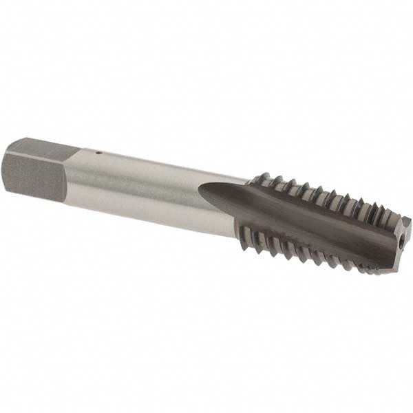 1/8-27 NPTF, 3 Flutes, TiCN Coated, High Speed Steel, Interrupted Thread Pipe Tap