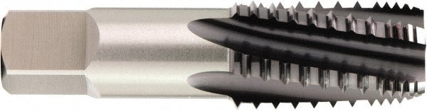 3/4-14 NPTF, 5 Flutes, TiCN Coated, High Speed Steel, Interrupted Thread Pipe Tap