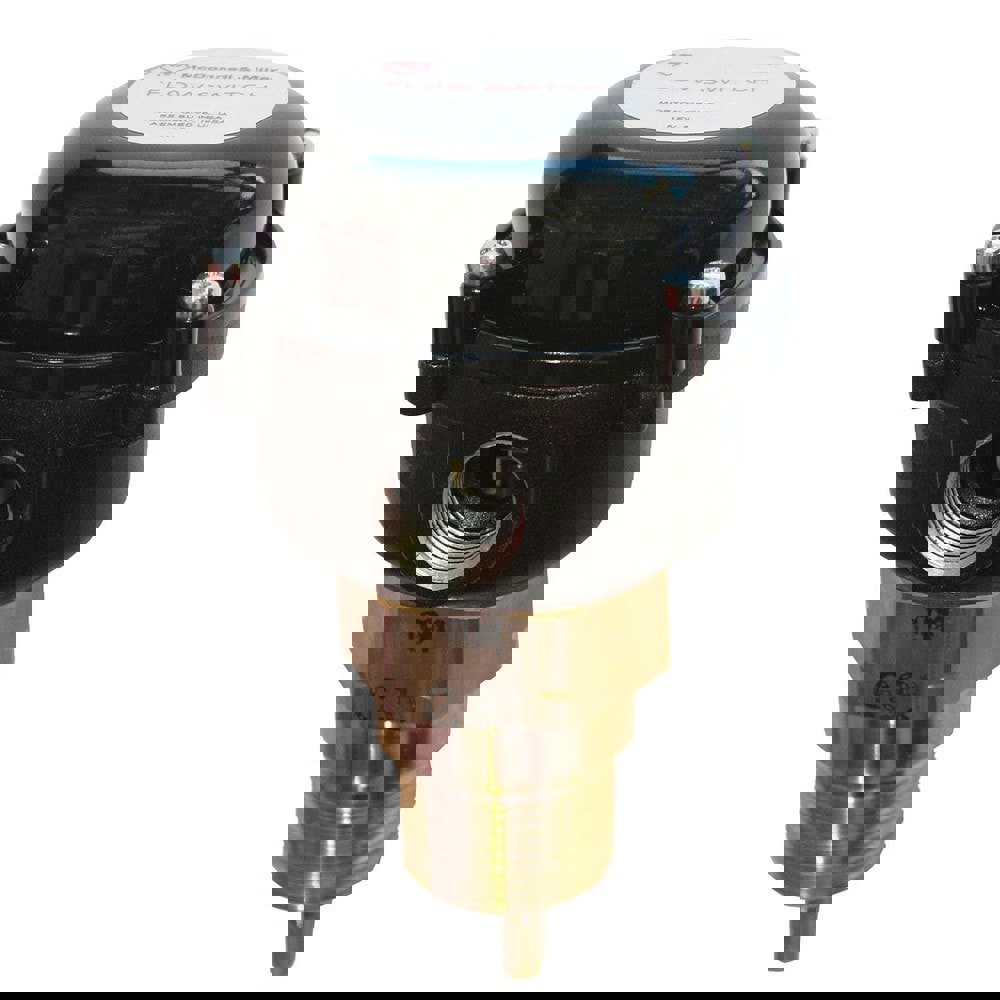 Flow Switches; Type: General Purpose Flow Switch; Housing Material: Brass; Flow Set Point: 17.6 GPM; GPM: 4.9 - 245; Maximum Operating Temperature: 225.0 0C; 225.0 0F; Connection Style: Threaded; Thread Type: NPT; Nema Type: 4; Overall Length: 3.25 in; 83