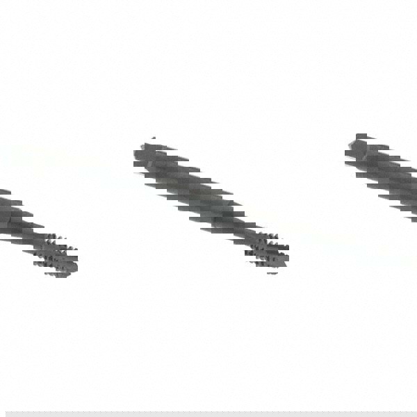 Spiral Point Tap: #4-40 UNC, 2 Flutes, Plug Chamfer, 2B/3B Class of Fit, HSS, Steam Oxide Coated