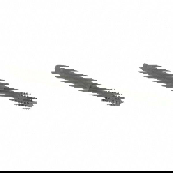 Spiral Point Tap: #6-32 UNC, 2 Flutes, Plug Chamfer, 3B Class of Fit, HSS, Steam Oxide Coated