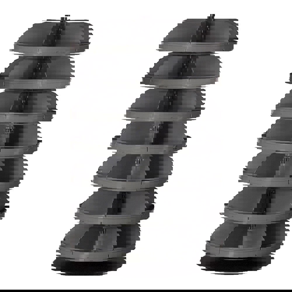 Rotating Bin Pick Rack: Rotating Bin Tower System, 3,500 lb Capacity, 46-3/4