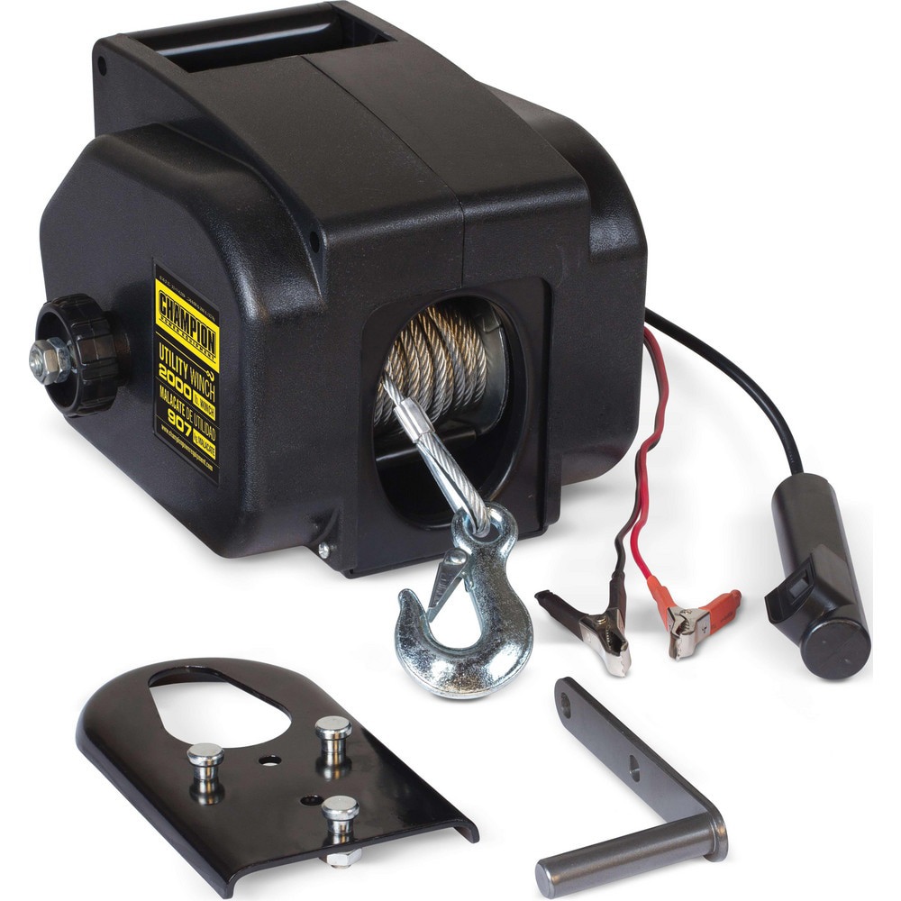 Automotive Winches; Winch Type: Utility ; Winch Gear Type: Spur ; Winch Gear Ratio: 465:1 ; Pull Capacity: 2000lb ; Cable Length: 30.000 ; Cable Diameter: .2in