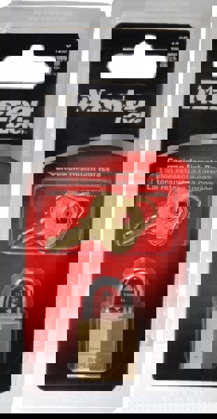 Padlock: Solid Brass, Keyed Different, 3/4