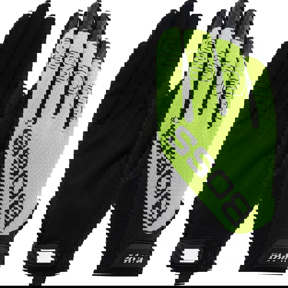 Work & General Purpose Gloves; Primary Material: Nylon Mesh ; Coating Coverage: Uncoated ; Grip Surface: Smooth ; Men's Size: Large ; Women's Size: Large ; Color: Yellow