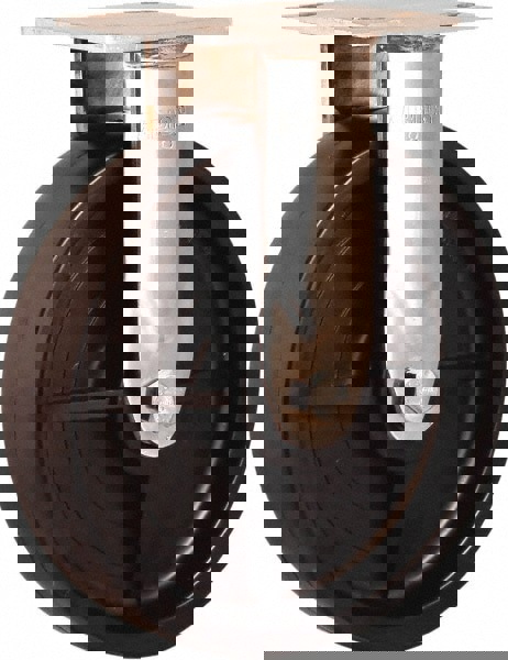 Rigid Top Plate Caster: Nylon, 8