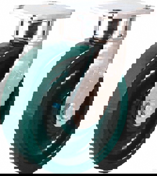 Swivel Top Plate Caster: Polyurethane, 8