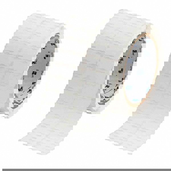 Label Maker Label: White, Polypropylene, 1-1/2