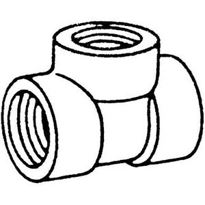 1-1/2 FS 2000# THRD TEE