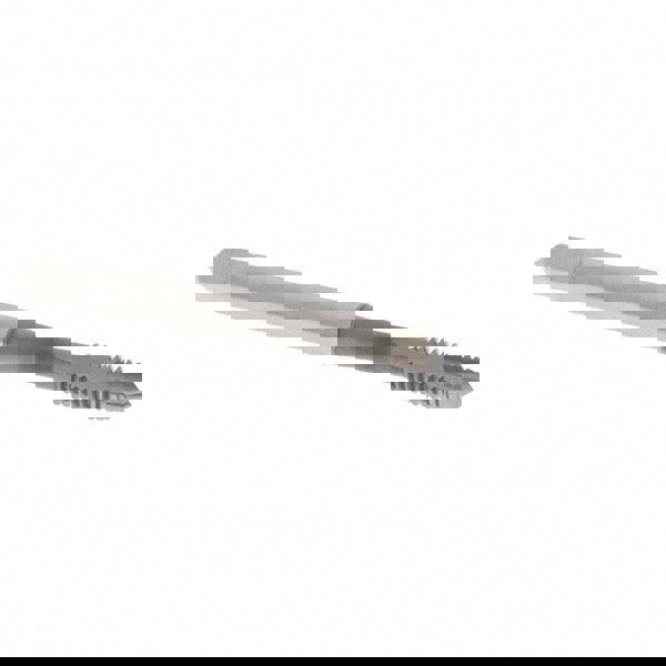 Spiral Point Tap: #8-32 UNC, 2 Flutes, Plug Chamfer, 2B Class of Fit, HSS, TiCN Coated