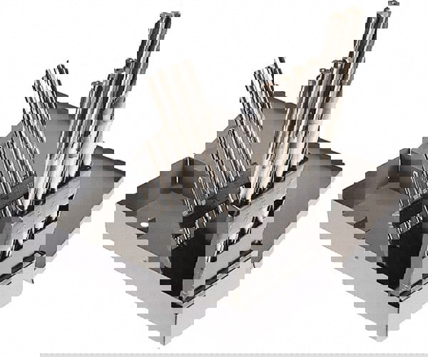 Reamer Storage; Storage Unit Type: Index ; Material: Steel ; UNSPSC Code: 24112401