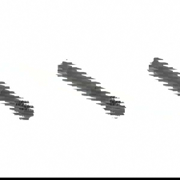 Spiral Point Tap: #8-32 UNC, 3 Flutes, Plug Chamfer, 2B Class of Fit, HSS, Steam Oxide Coated