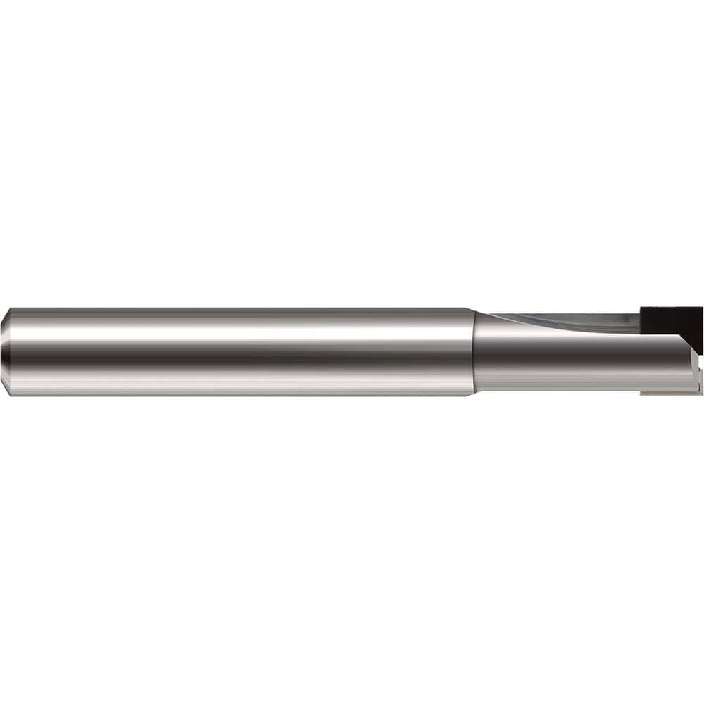 Square End Mill: 5/8'' Dia, 3/8'' LOC, 5/8'' Shank Dia, 3-1/2'' OAL, 2 Flutes, Brazed Solid Carbide