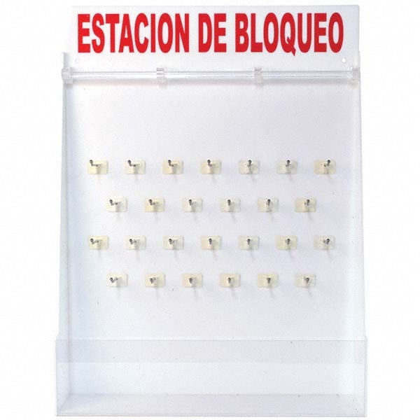 Lockout Device Station: Empty, 26 Max Locks, Polystyrene Station