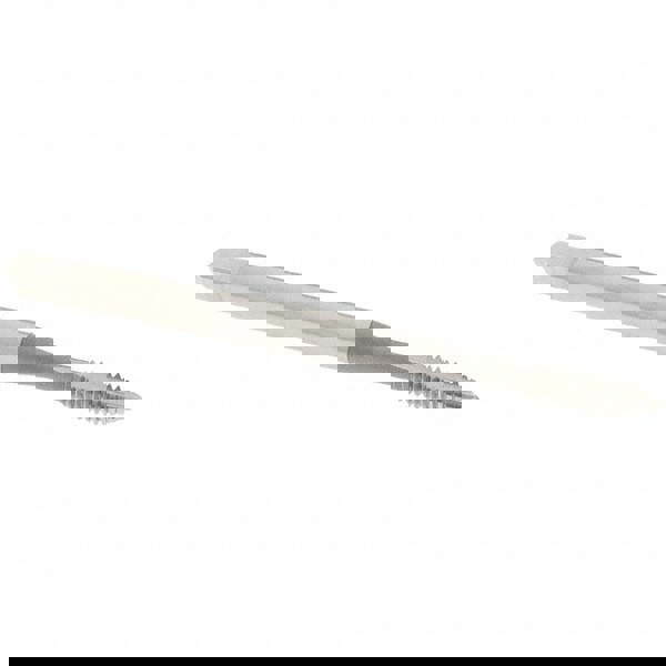 Spiral Point Tap: #4-40 UNC, 2 Flutes, Plug Chamfer, HSS, Bright/Uncoated Coated