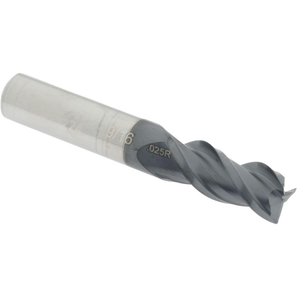 Corner Radius End Mill: 9/16