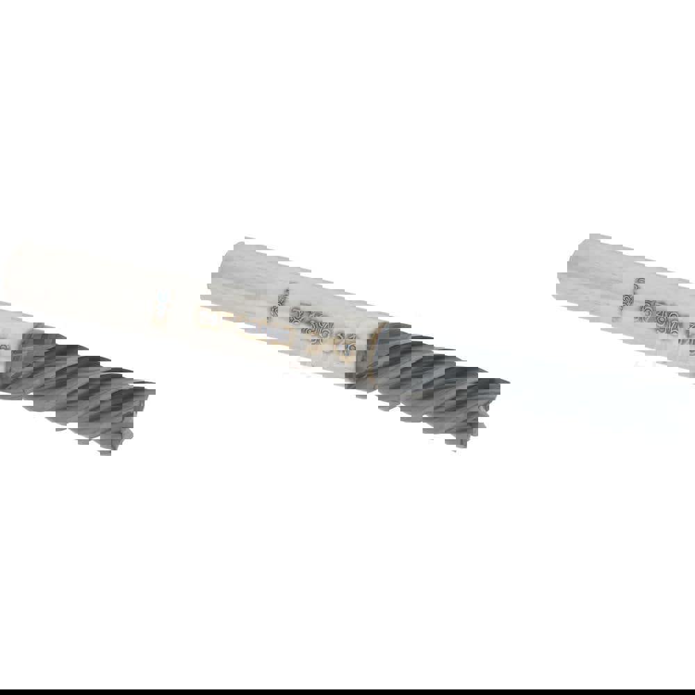 Square End Mill: 3/16'' Dia, 5/8'' LOC, 3/16'' Shank Dia, 2'' OAL, 4 Flutes, Solid Carbide