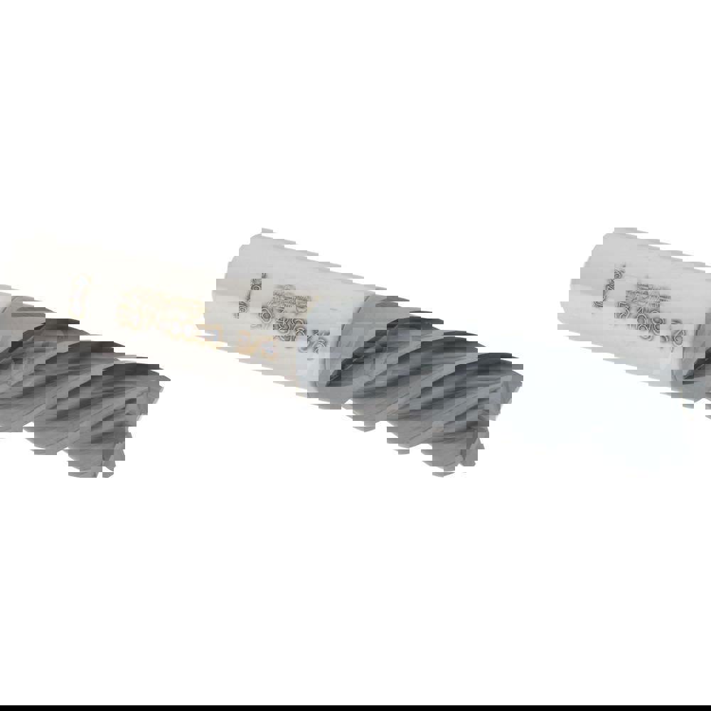 Square End Mill: 3/8'' Dia, 7/8'' LOC, 3/8'' Shank Dia, 2-1/2'' OAL, 4 Flutes, Solid Carbide