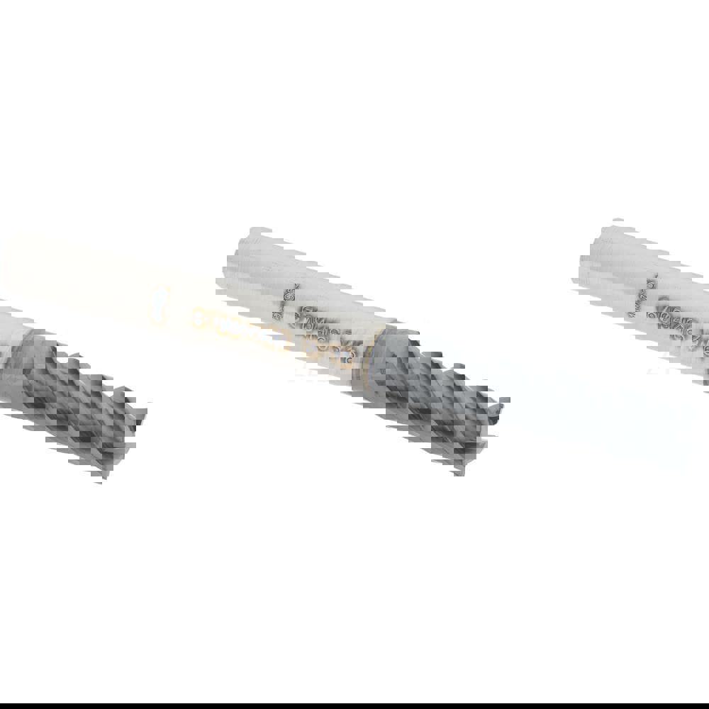 Square End Mill: 3/16'' Dia, 5/8'' LOC, 3/16'' Shank Dia, 2'' OAL, 4 Flutes, Solid Carbide