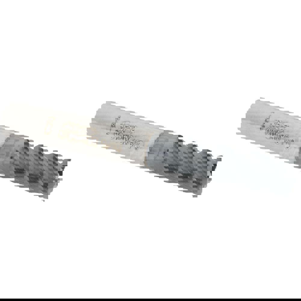 Square End Mill: 5/16'' Dia, 13/16'' LOC, 5/16'' Shank Dia, 2-1/2'' OAL, 4 Flutes, Solid Carbide