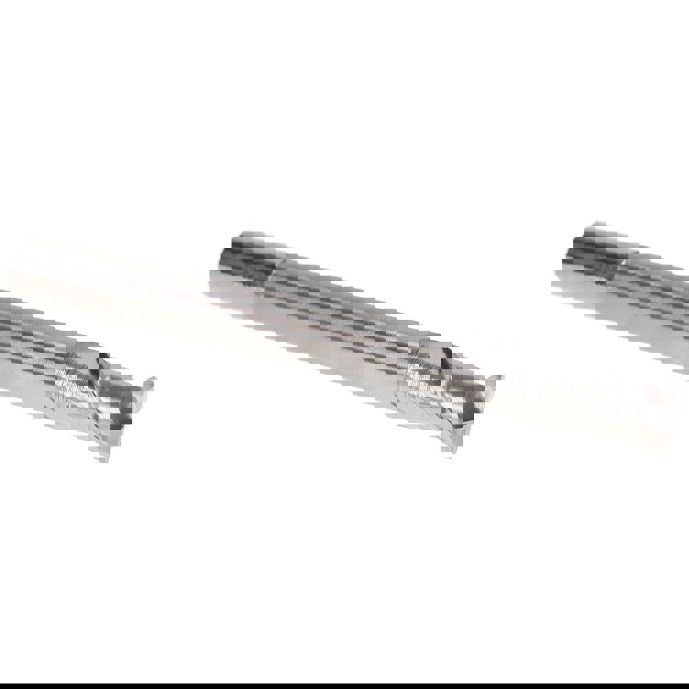 Square End Mill: 12 mm Dia, 22 mm LOC, 2 Flutes, Solid Carbide