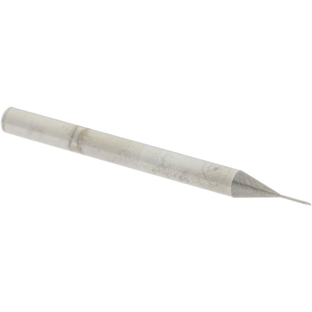 Corner Radius End Mill: 0.5 mm Dia, 0.5