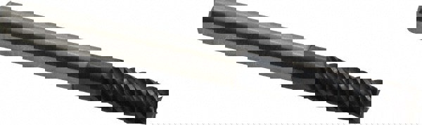 Square End Mill: 3/16'' Dia, 9/16'' LOC, 3/16'' Shank Dia, 2'' OAL, 6 Flutes, Solid Carbide