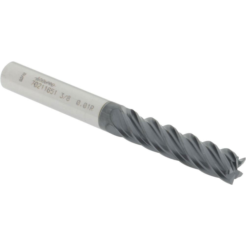 Corner Radius End Mill: 3/8