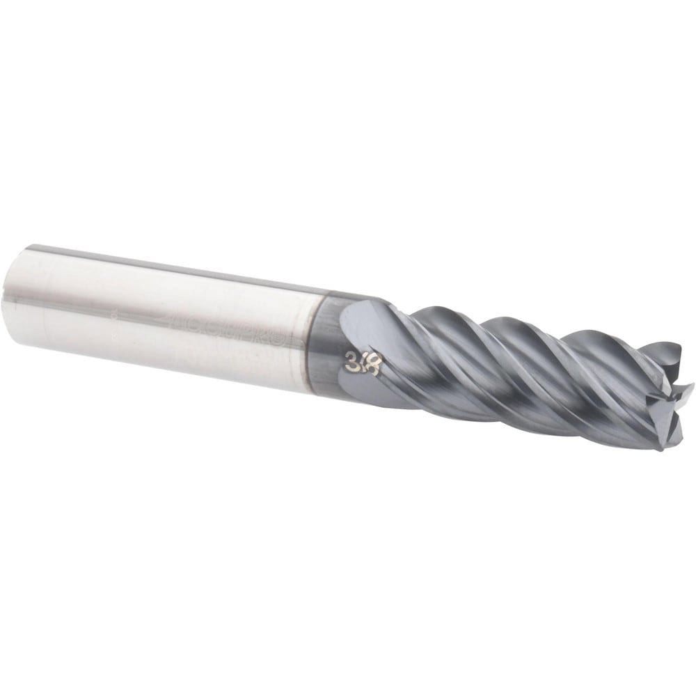 Corner Radius End Mill: 3/8