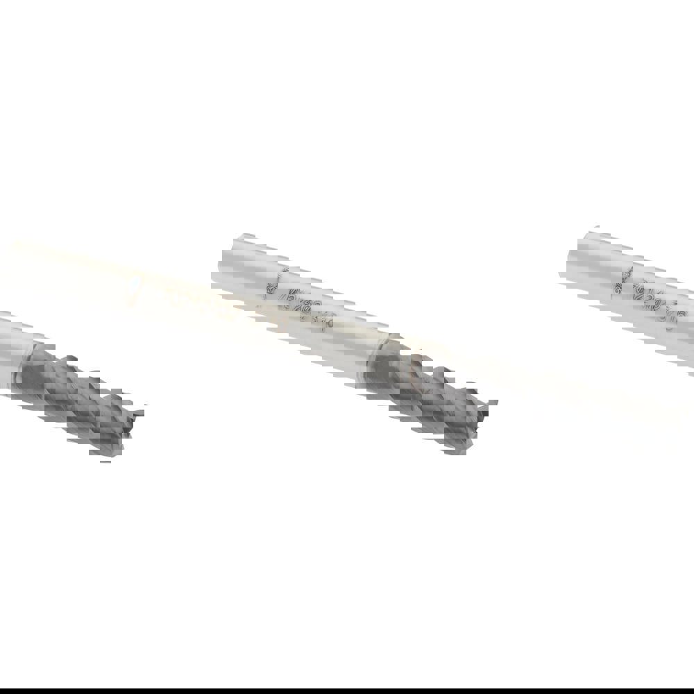 Square End Mill: 3/16'' Dia, 3/4'' LOC, 3/16'' Shank Dia, 2-1/2'' OAL, 3 Flutes, Solid Carbide