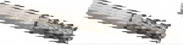 Square End Mill: 3/16'' Dia, 5/8'' LOC, 3/16'' Shank Dia, 2'' OAL, 4 Flutes, Solid Carbide