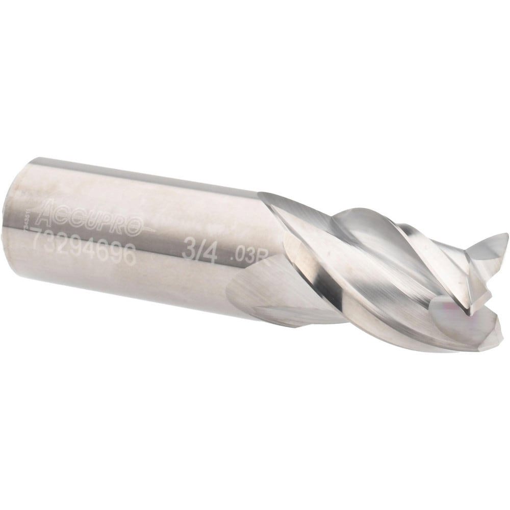 Corner Radius End Mill: 3/4