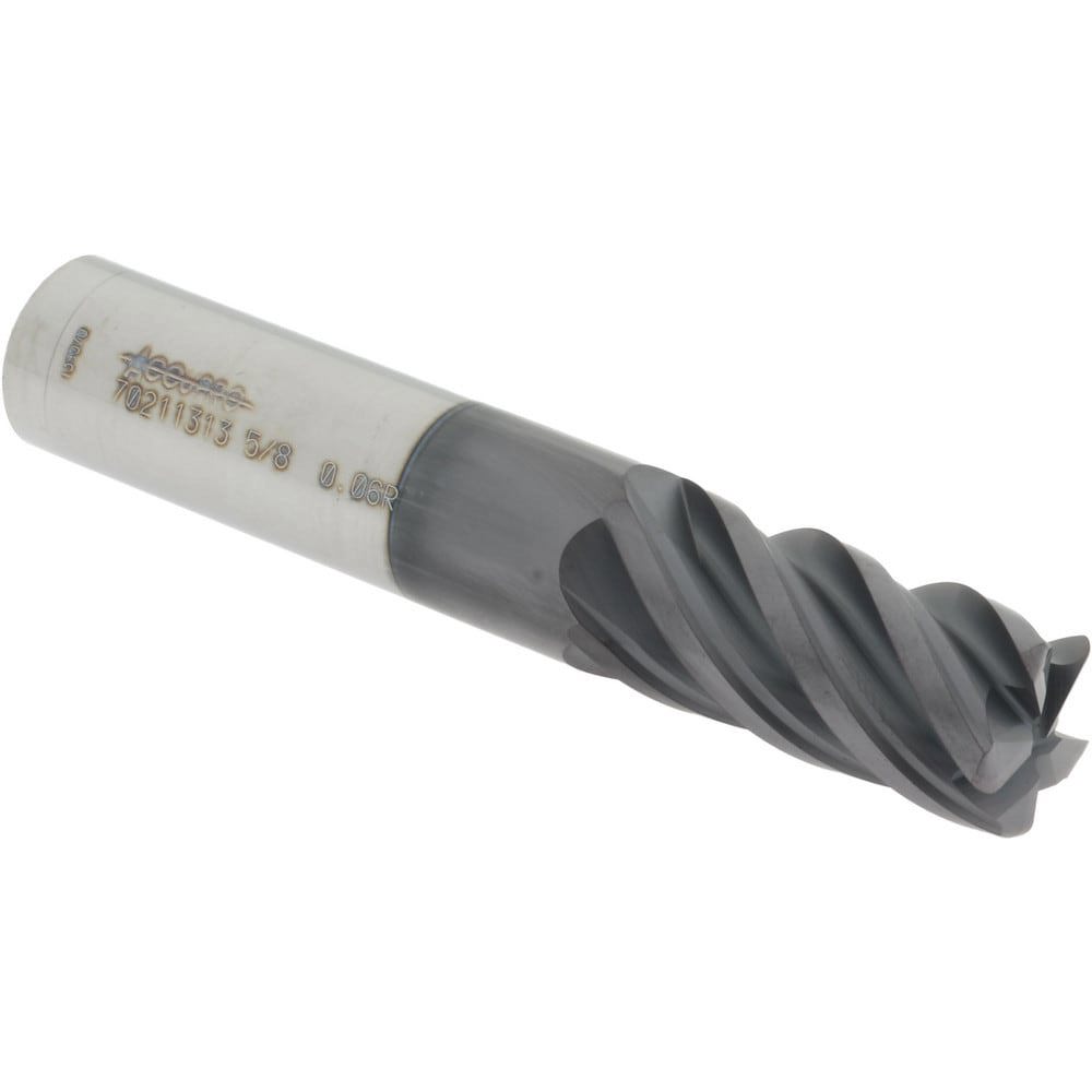 Corner Radius End Mill: 5/8