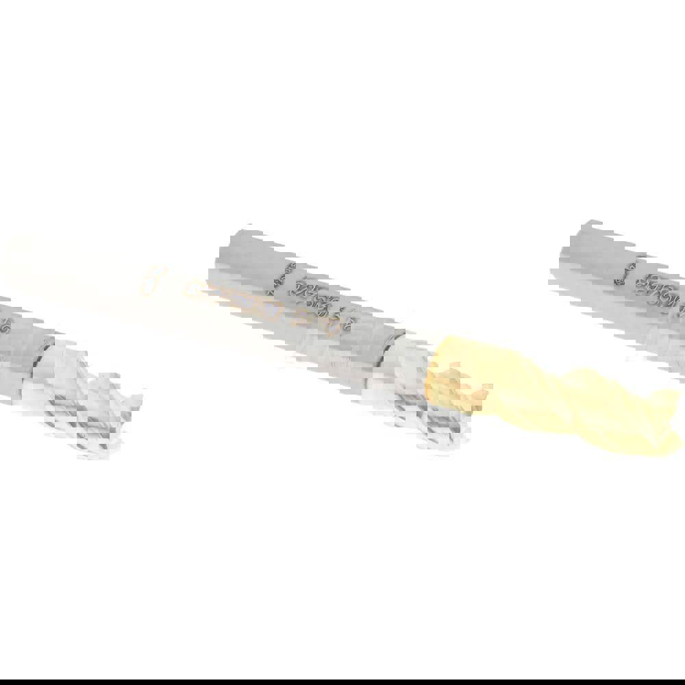 Square End Mill: 3/16'' Dia, 3/8'' LOC, 3/16'' Shank Dia, 2'' OAL, 3 Flutes, Solid Carbide