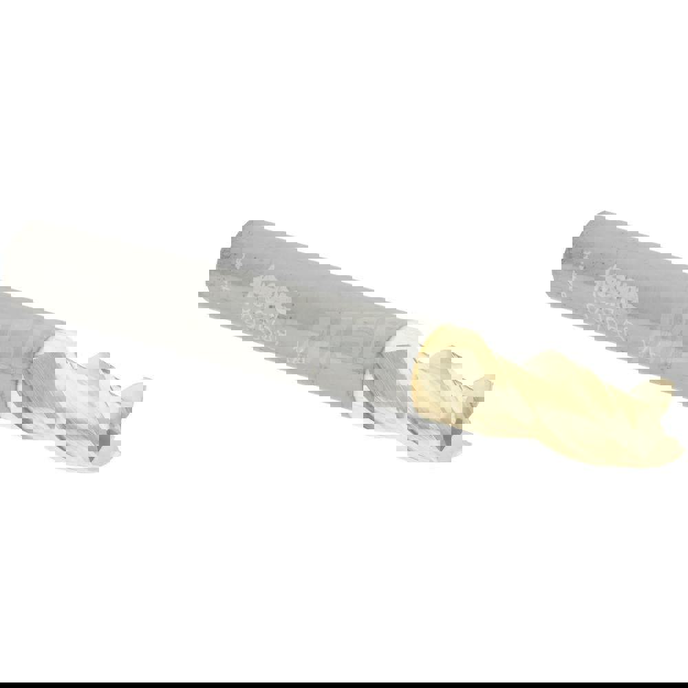 Square End Mill: 1/4'' Dia, 3/8'' LOC, 1/4'' Shank Dia, 2'' OAL, 3 Flutes, Solid Carbide