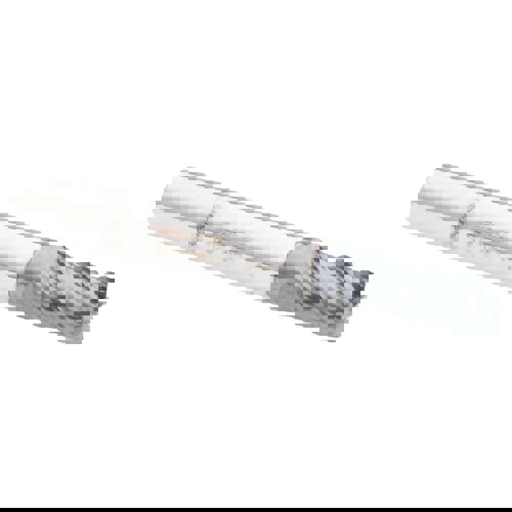 Square End Mill: 1/4'' Dia, 3/8'' LOC, 1/4'' Shank Dia, 2'' OAL, 4 Flutes, Solid Carbide