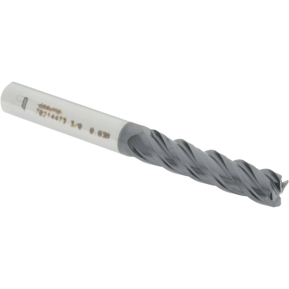 Corner Radius End Mill: 3/8