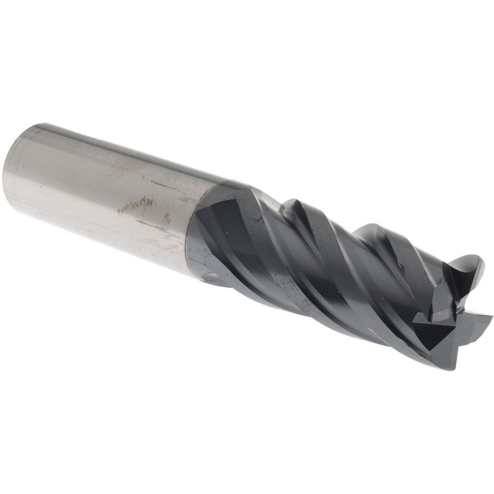Corner Radius End Mill: 3/4
