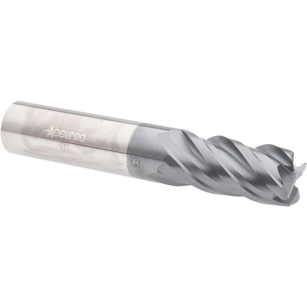 Corner Radius End Mill: 5/8