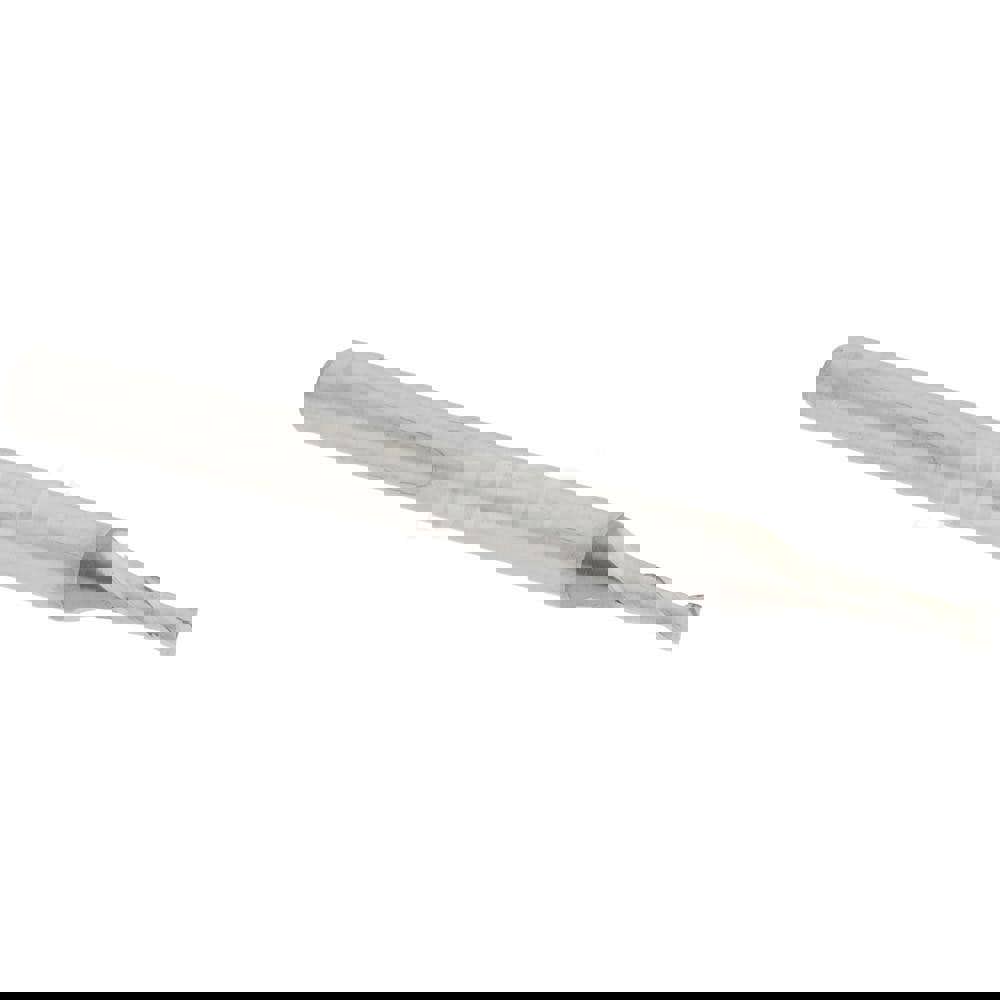 Square End Mill: 1/16'' Dia, 3/16'' LOC, 1/8'' Shank Dia, 1-1/2'' OAL, 2 Flutes, Solid Carbide