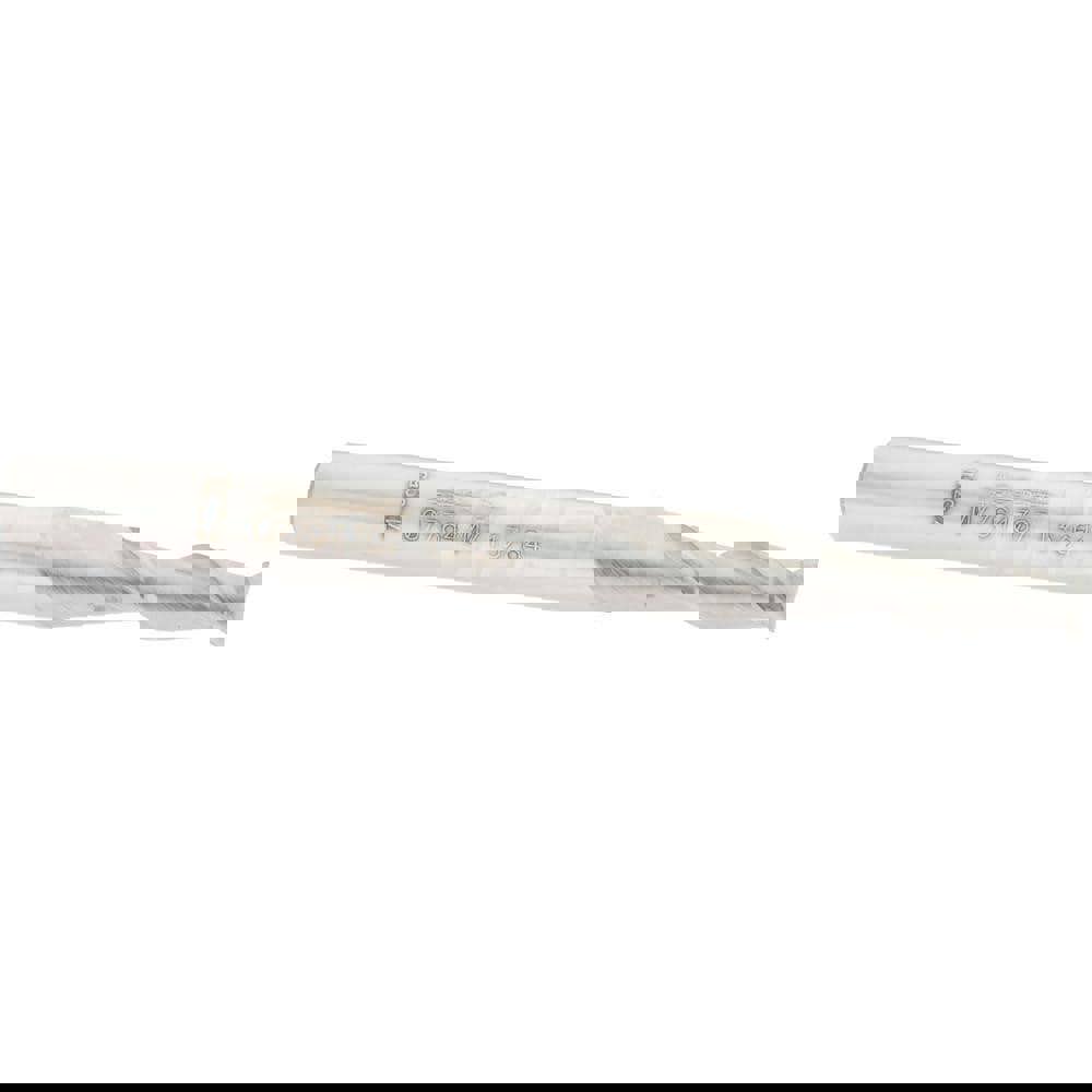 Square End Mill: 13/64'' Dia, 5/8'' LOC, 1/4'' Shank Dia, 2-1/2'' OAL, 2 Flutes, Solid Carbide