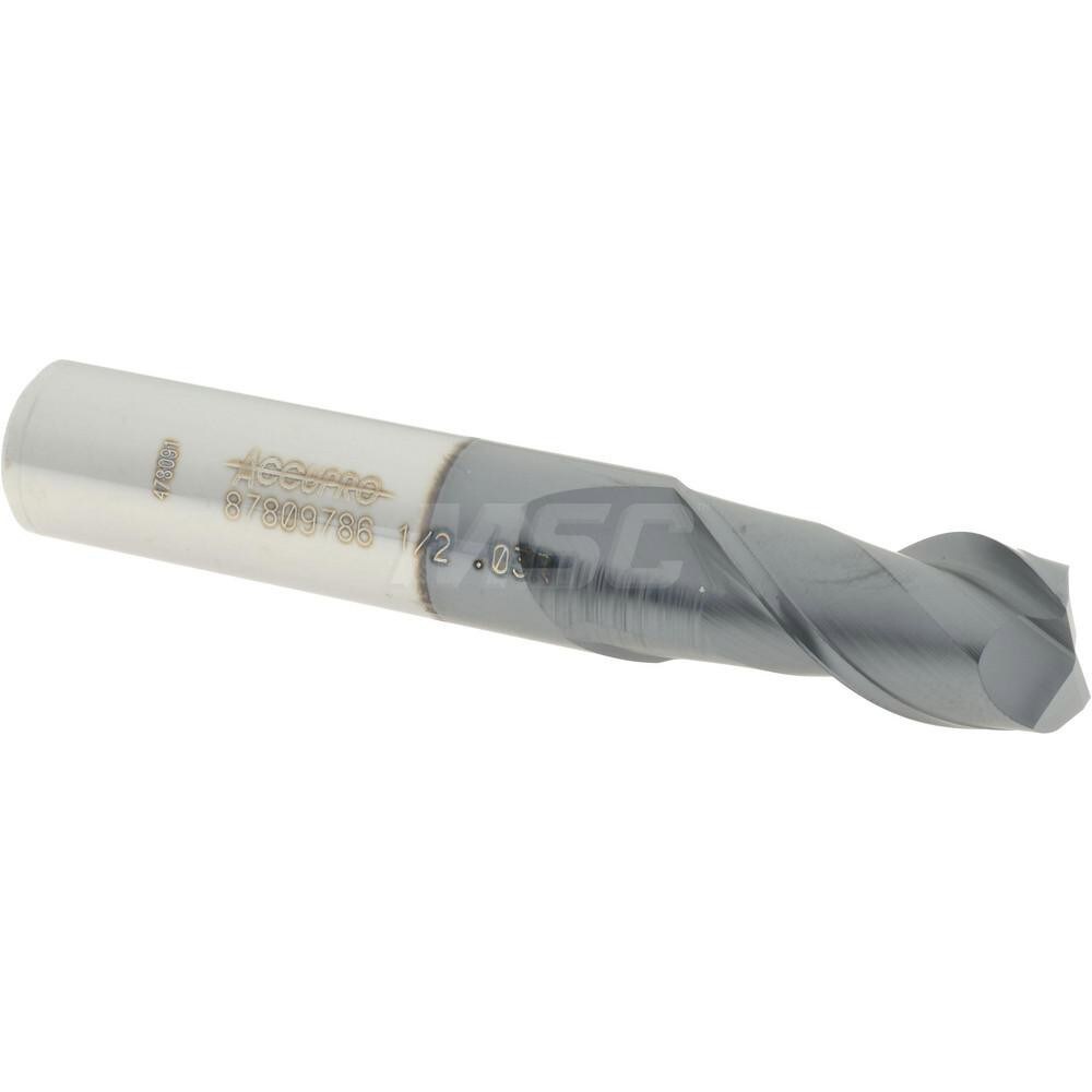 Corner Radius End Mill: 1/2