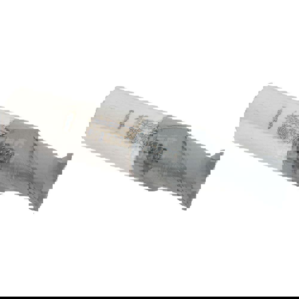 Square End Mill: 29/64'' Dia, 5/8'' LOC, 1/2'' Shank Dia, 2-1/2'' OAL, 2 Flutes, Solid Carbide